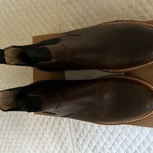 Huckberry Rhodes Dark Brown Leather Boots